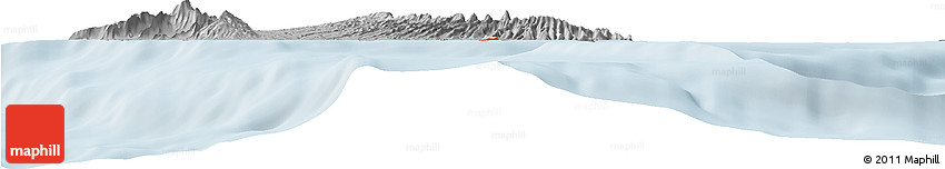 Gray Horizon Map of ZIP Code 96815