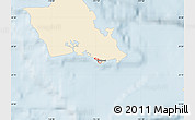 Classic Style Map of ZIP code 96815, single color outside