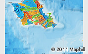 Political Map of ZIP code 96815