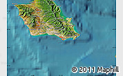 Satellite Map of ZIP code 96815