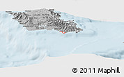 Gray Panoramic Map of ZIP code 96815