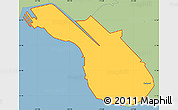 Savanna Style Simple Map of ZIP code 96815