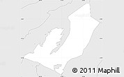 Silver Style Simple Map of ZIP code 96822