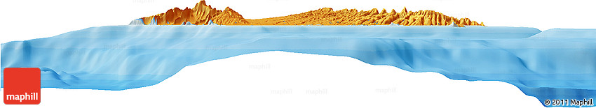 Political Horizon Map of Honolulu County
