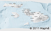 Classic Style 3D Map of Maui County