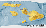 Savanna Style 3D Map of Maui County