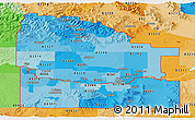 Political Shades Panoramic Map of ZIP codes starting with 833