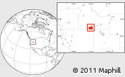Blank Location Map of ZIP code 83301