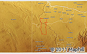 Physical 3D Map of ZIP code 83321