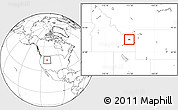 Blank Location Map of ZIP code 83442