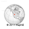 Outline Map of ZIP Code 83442