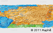 Political Shades Panoramic Map of ZIP codes starting with 835