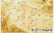 Physical 3D Map of ZIP code 83607