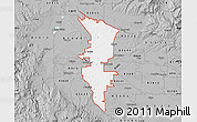 Gray Map of ZIP code 83607