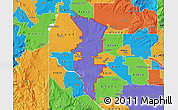 Political Map of ZIP code 83607