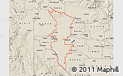Shaded Relief Map of ZIP code 83607