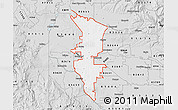 Silver Style Map of ZIP code 83607