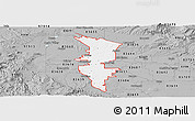 Gray Panoramic Map of ZIP code 83607