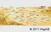 Physical Panoramic Map of ZIP code 83607