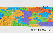 Political Panoramic Map of ZIP code 83607