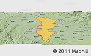 Savanna Style Panoramic Map of ZIP code 83607