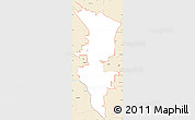 Classic Style Simple Map of ZIP code 83607