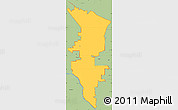 Savanna Style Simple Map of ZIP code 83607