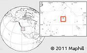 Blank Location Map of ZIP code 83651