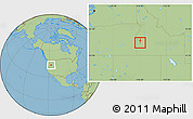 Savanna Style Location Map of ZIP code 83651