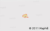 Physical 3D Map of ZIP code 83669, cropped outside