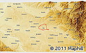 Physical 3D Map of ZIP code 83669