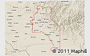 Shaded Relief 3D Map of ZIP codes starting with 837