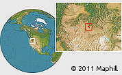 Satellite Location Map of ZIP codes starting with 837