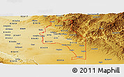 Physical Panoramic Map of ZIP codes starting with 837