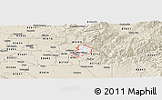 Classic Style Panoramic Map of ZIP code 83702