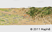 Satellite Panoramic Map of ZIP code 83702