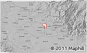 Gray 3D Map of ZIP code 83713