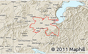 Shaded Relief 3D Map of ZIP code 83801