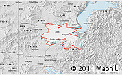 Silver Style 3D Map of ZIP code 83801