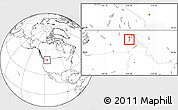 Blank Location Map of ZIP code 83815