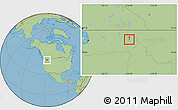Savanna Style Location Map of ZIP code 83815