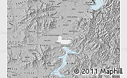 Gray Map of ZIP code 83815
