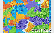 Political Map of ZIP code 83815
