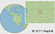 Savanna Style Location Map of ZIP code 83854