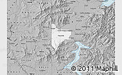 Gray Map of ZIP code 83854