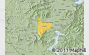 Savanna Style Map of ZIP code 83854