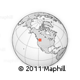 Outline Map of ZIP Code 83854