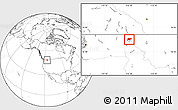 Blank Location Map of ZIP code 83864