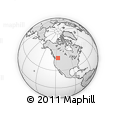 Outline Map of ZIP Code 83864