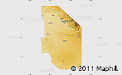 Physical Map of Ada County, cropped outside